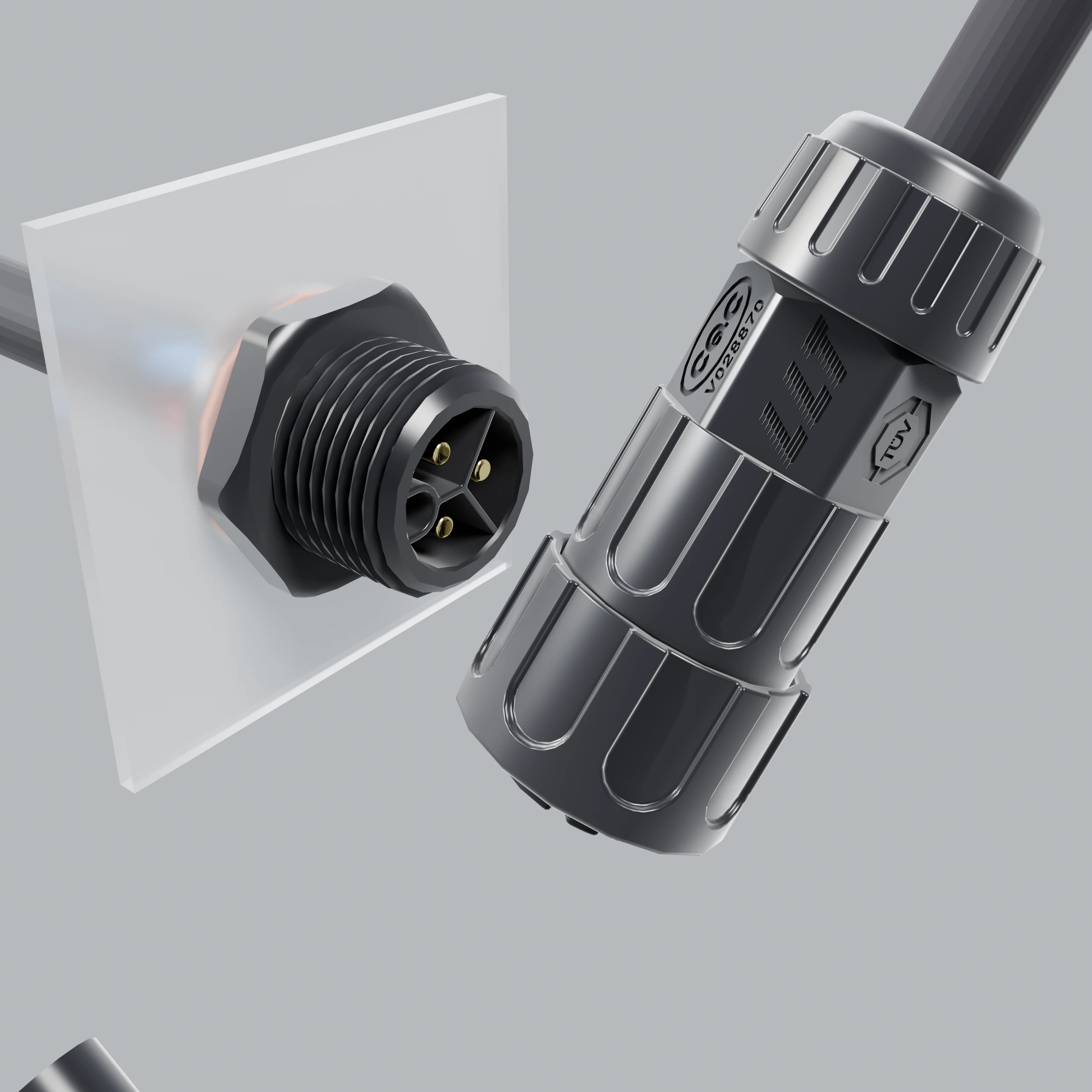 High Current Waterproof Connectors Series A thumbnail