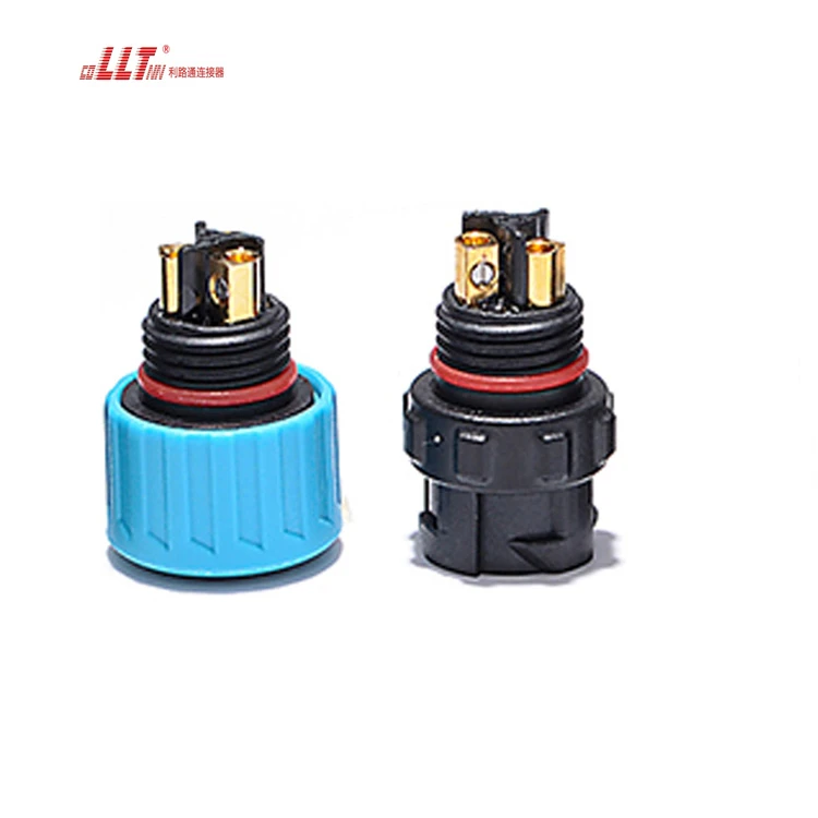 LLT M16  Quick Fast Wire Electrical Circular IP68 Waterproof Terminal Block Screw Wire Connection 3 Pin Connector