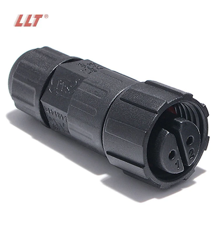 LLT M16 250V 15A 2 3 4 5 6 7 8 9 10 11 12 Pin IP67 Rated Waterproof Front Panel Mount Connector detail 4
