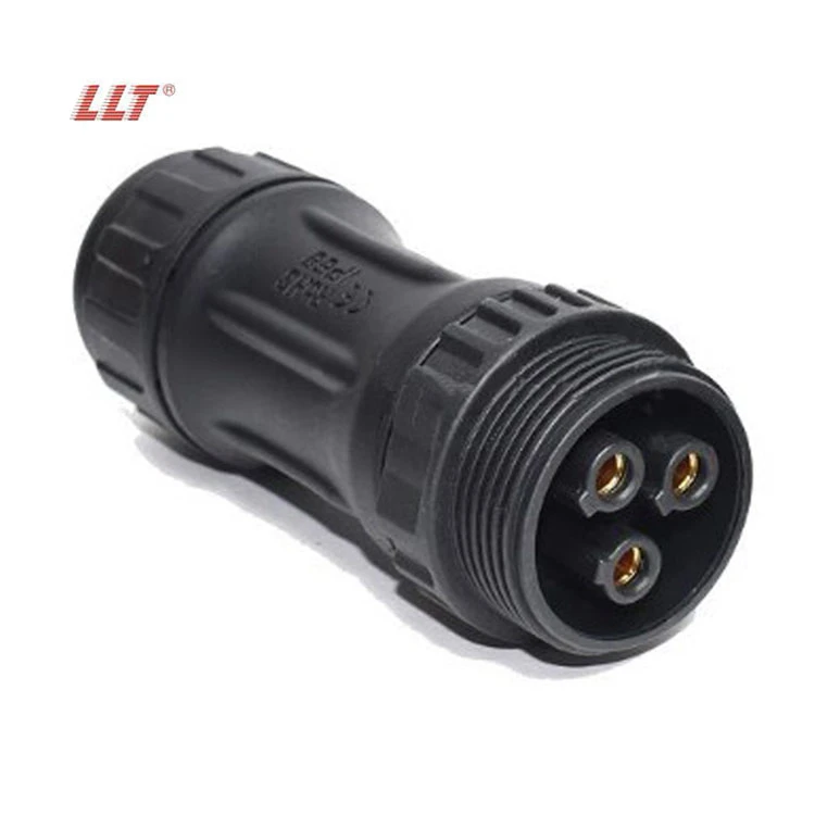 LLT IP68 High Current 80A 3 pin 4 Pin Waterproof Connector LED Power Wire Cable Connectors detail 4