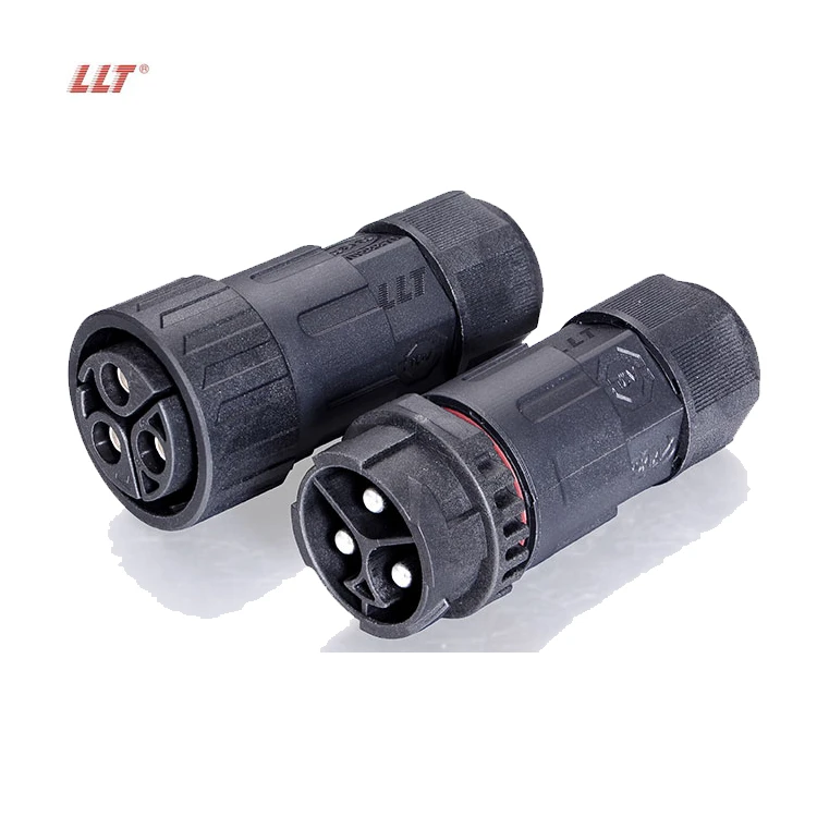 LLT M29 Waterproof IP67 Connector 2 3 4 Pin High Voltage Power Connector 50A Current Power Storage Batteries Connectors thumbnail