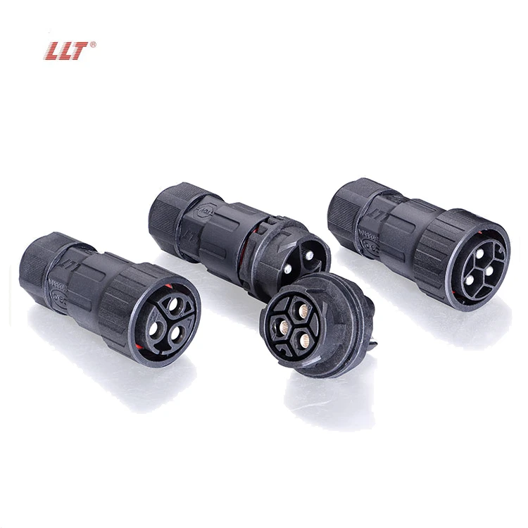 LLT M29 Waterproof IP67 Connector 2 3 4 Pin High Voltage Power Connector 50A Current Power Storage Batteries Connectors detail 5