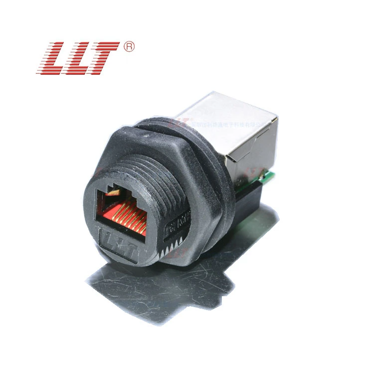 LLT M19 Series IP67 Waterproof RJ45 Connetor Network Cable Connector