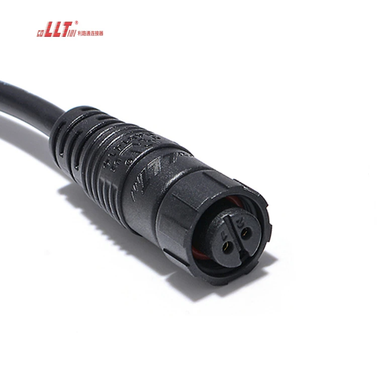 Lilutong 2pin M12 110V 10A Cable to Cable Best Waterproof Wire Connector LLT Manufacturer detail 3