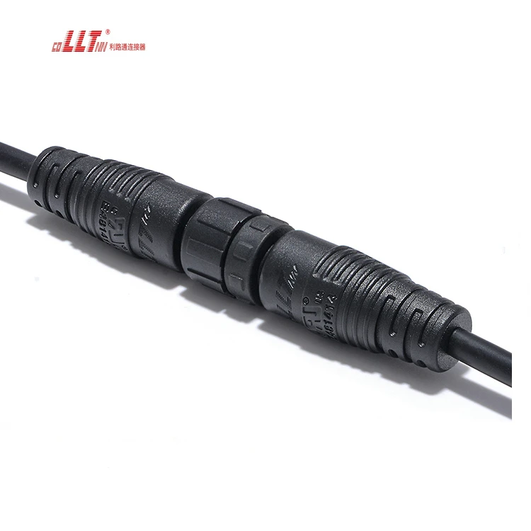 Lilutong M12  Multi Pin Connector 8pin signal Audio Connector Small Ampere Electrical Wire Connector detail 5