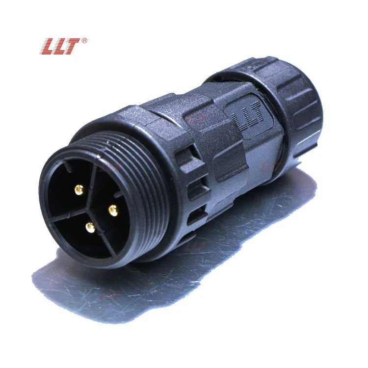 LLT 250V 35 Amp M25 IP67 Male Female Waterproof Connectors for Outdoor Lighting detail 3