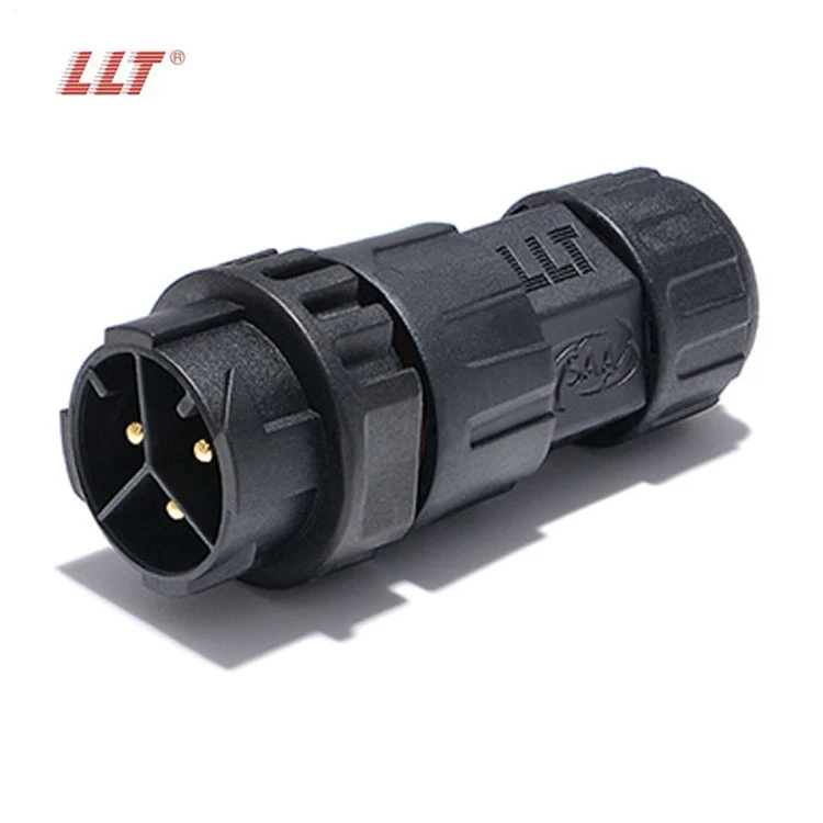 LLT 600V 35A M25 2 3 4 5 Pin Screw Fix Waterproof Connector IP67 detail 4