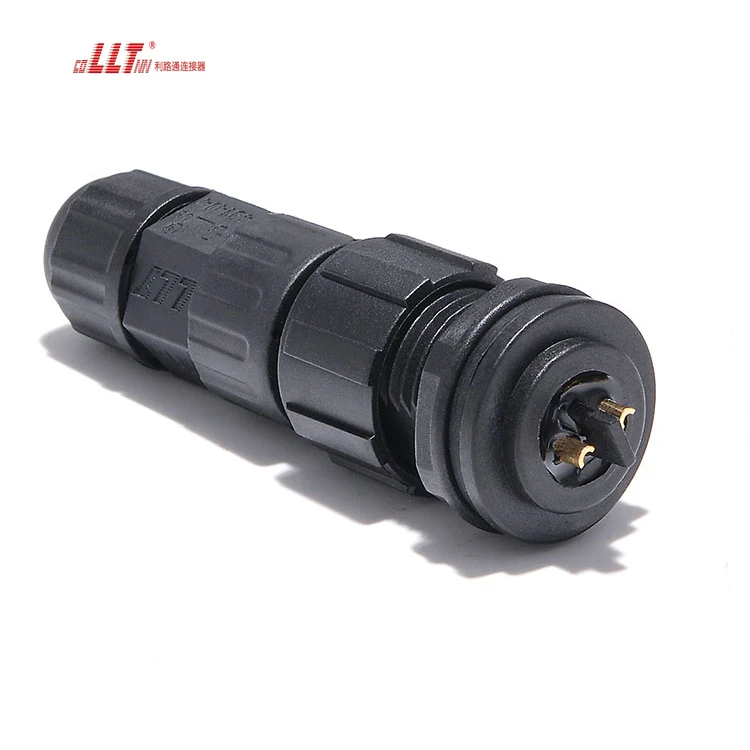 LLT 2pin M16 Industrial Circular IP68 Waterproof Electrical Panel Led Light Connector detail 4