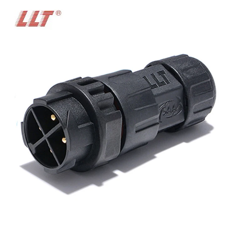 LLT M25 600V 35A Push Lock IP67 IP68 Waterproof 2 3 4 5 6 8 Pin Electrical Connector detail 3