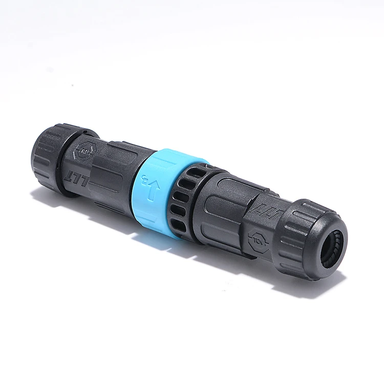 Lilutong M19 14pin electrical cable signal IP68 watertight connector detail 7
