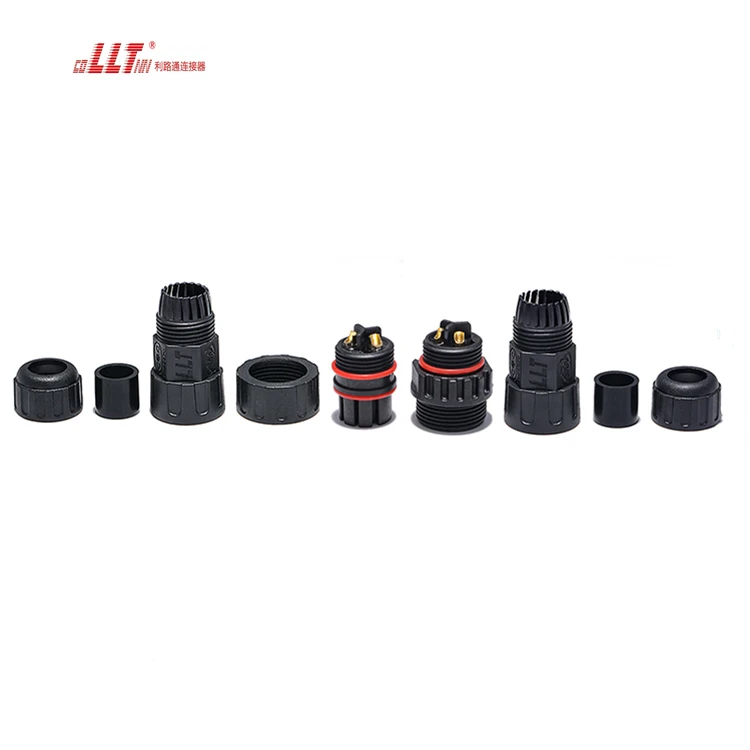 LLT Electrical  M25 35A 600V Circular Led Ip68 3pin Waterproof Cable  Connector detail 3