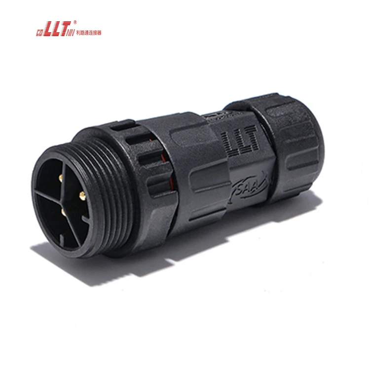LLT Electrical  M25 35A 600V Circular Led Ip68 3pin Waterproof Cable  Connector detail 5