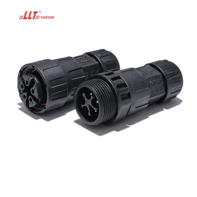 Electrical Wire M25 5 Pin Solder Wire Connector Ip68 Waterproof Power Assembly Connector detail 2