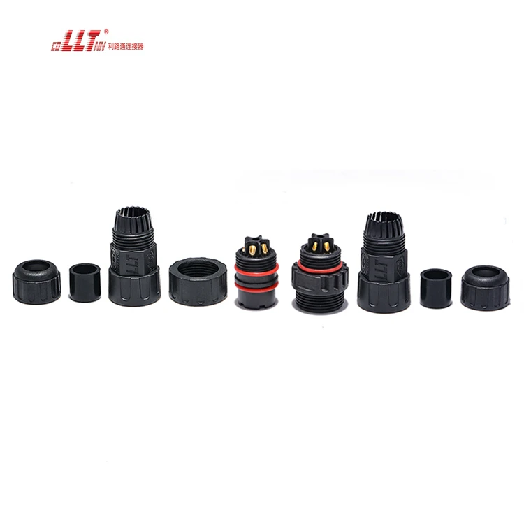 Electrical Wire M25 5 Pin Solder Wire Connector Ip68 Waterproof Power Assembly Connector detail 3