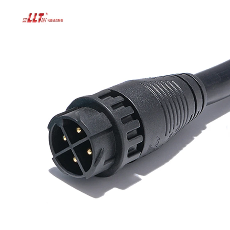 IP67 Waterproof 4 Pin 12AWG 14AWG 16AWG SJTW SOW Cable  LED Male Female Customized Cable Length Light Strip Connector detail 4