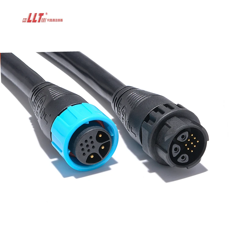 LLT 3+8 M25 Nylon Electrical Wire Outdoor Combined Power Signal Cable Connector thumbnail