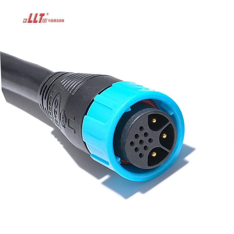 LLT 3+8 M25 Nylon Electrical Wire Outdoor Combined Power Signal Cable Connector detail 3
