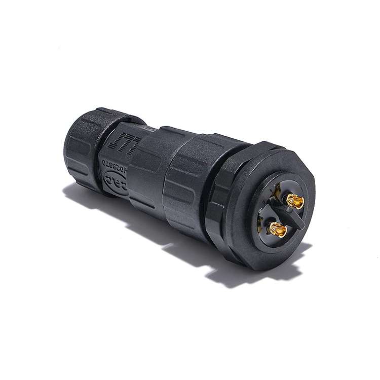 LLT 600V 35A IP68 2Pin M25 thread lock Electrical Waterproof Power Panel Mount Connector detail 7