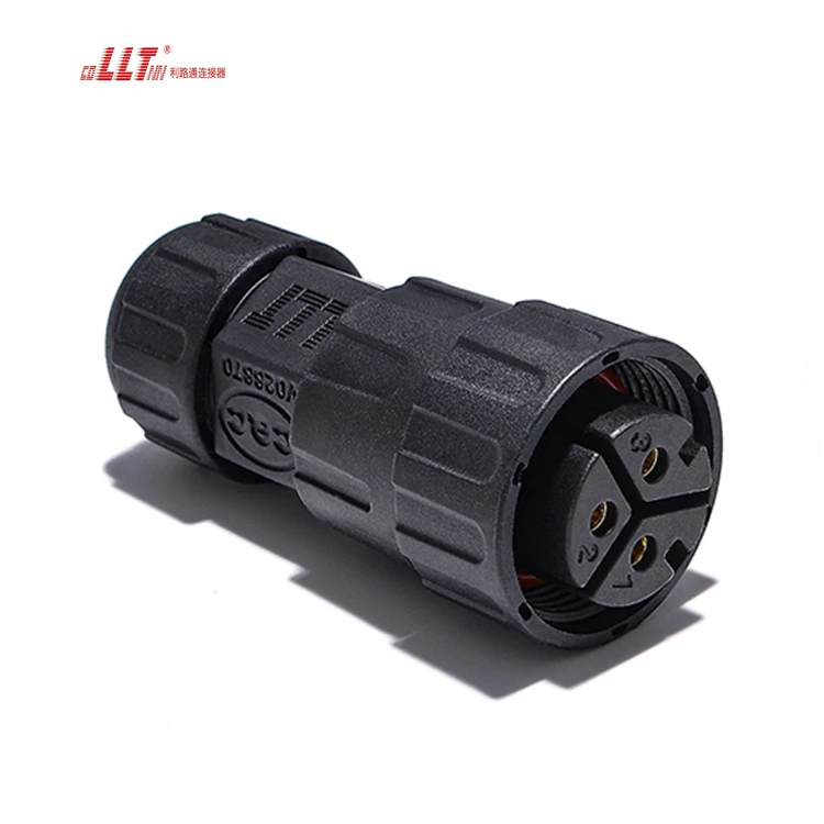 3 Pin IP68 Waterproof Panel M25 Male Socket Female  Industry Power Panel Connector detail 4