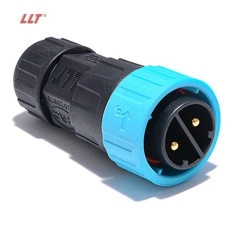 LLT M25 250V 35A 2 Pin Push lock Female Rear Panel Type Power Waterproof Connector detail 3