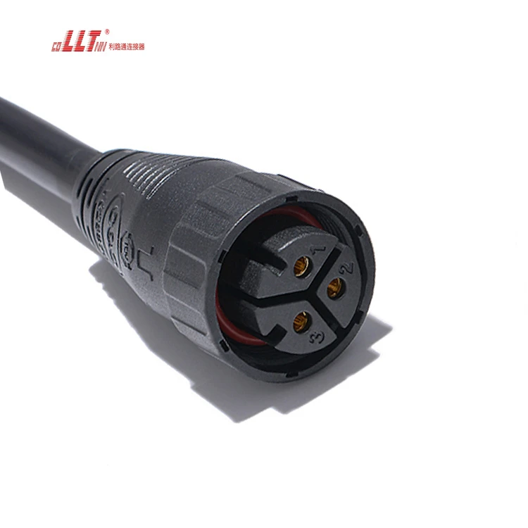 LLT 3 Wire Connector  M25  Plastic Indoor Outdoor IP67 Waterproof Electrical Cable Connector detail 3
