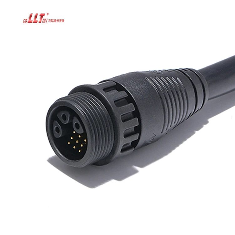LLT 3+8pin 20A Plus 5A  M25 Power signal Electrical  Waterproof Plug Led Light  Cable  Watertight Cable Connector detail 2