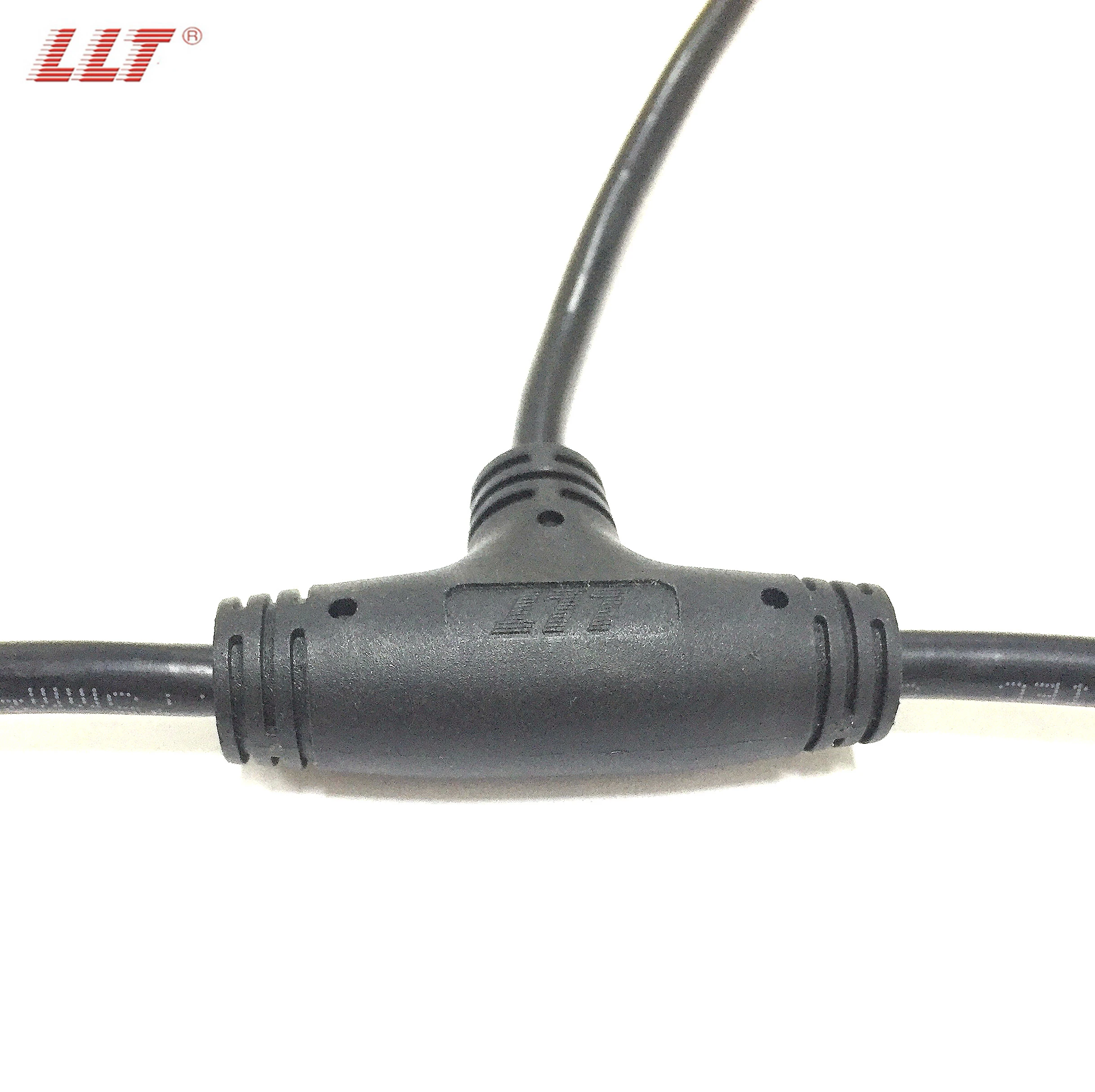 Lilutong Wholesale Tree Cable T Type 3way Led Lighting IP67 Waterproof Cable  Connector detail 3
