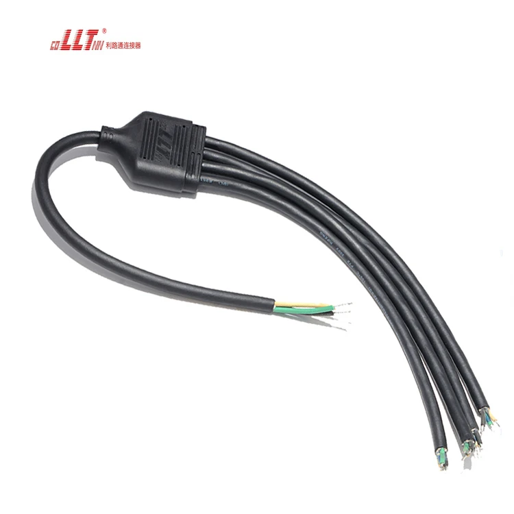 IP65 IP67 5pin Y Type M16 Waterproof Splitter 4way Branch Cable Connector detail 3