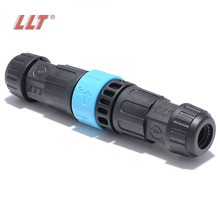 LLT M19 4Pin Assembly Connector Male and Female Push Lock Waterproof Plug for Cable Led Viewing Light detail 2