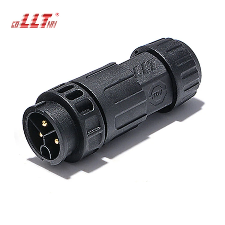 LLT M19 2 3 4 Pin Waterproof Connector IP68 Field Screw/Soldering Industrial Male Female Wire Plug detail 4
