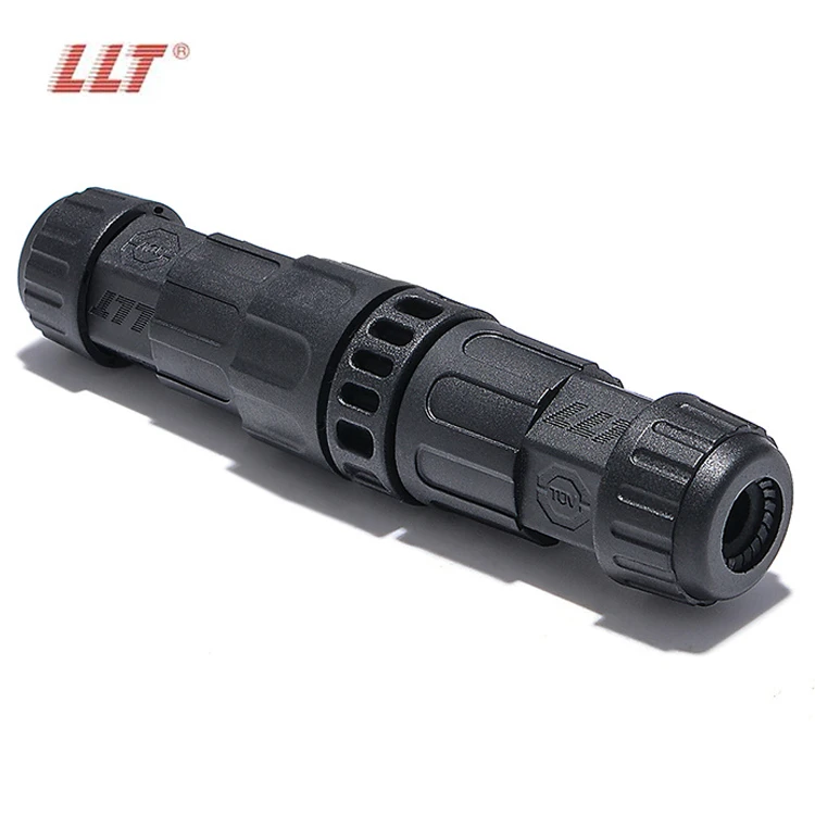 LLT M19 Waterproof Aviation Plug Waterproof Butt Connector Screw Lock 2 Core IP68 Waterproof Connector for LED Power detail 3