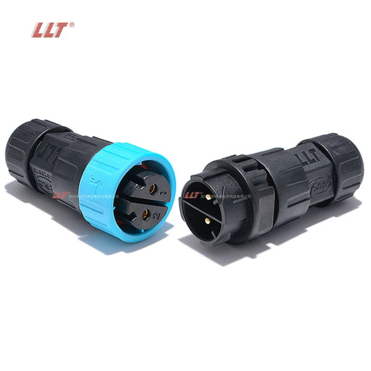 M25 3 Pin Push locking Cable To Cable Waterproof Male Female Connector detail 5