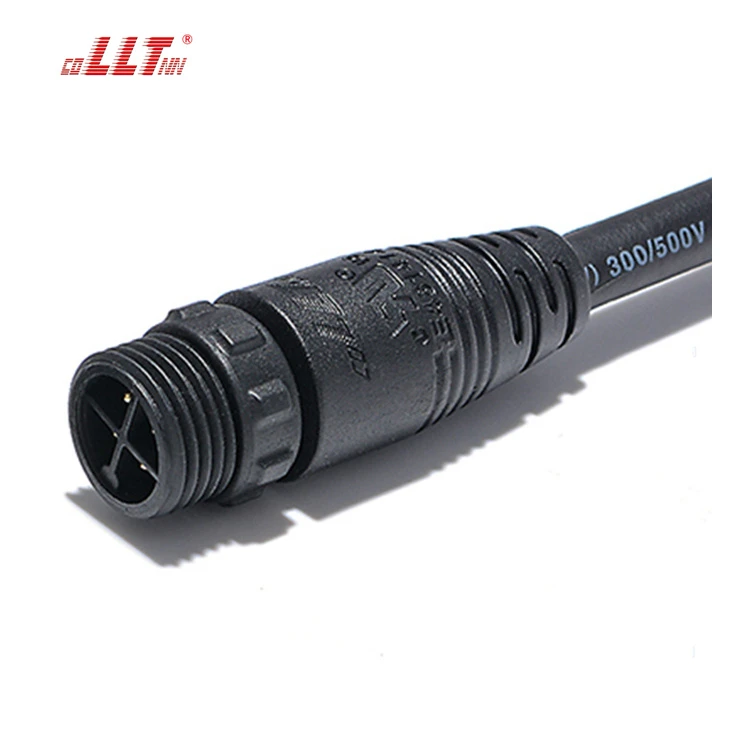 LLT M16 Underground Waterproof 4 Pin Male And Female Cable Connectors For LED Strip detail 4