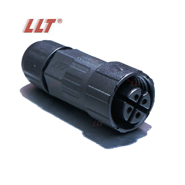 LLT M16 4 Poles Waterproof Male Female Connector Plastic Circular Connectors detail 2