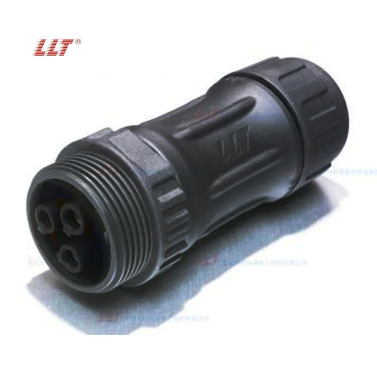 LLT M45 3 Pin High Current Waterproof Connectors For Base Station Communication Equipment detail 5