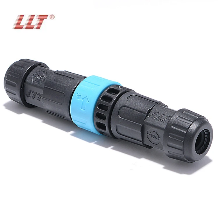 LLT Circular M19 3+5Pin Waterproof Connector 300V 20A Push locking Dust Proof detail 2