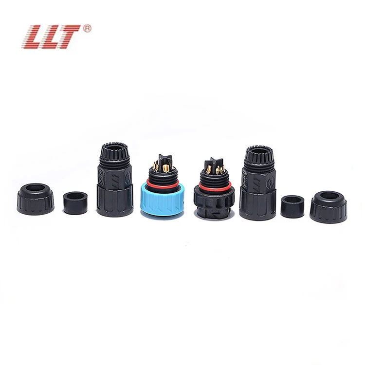 LLT Circular M19 3+5Pin Waterproof Connector 300V 20A Push locking Dust Proof detail 6