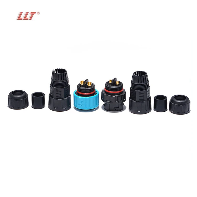 LLT M25 2 Pin Waterproof Circular Connectors 35A 600V Circular Cable Connectors detail 6