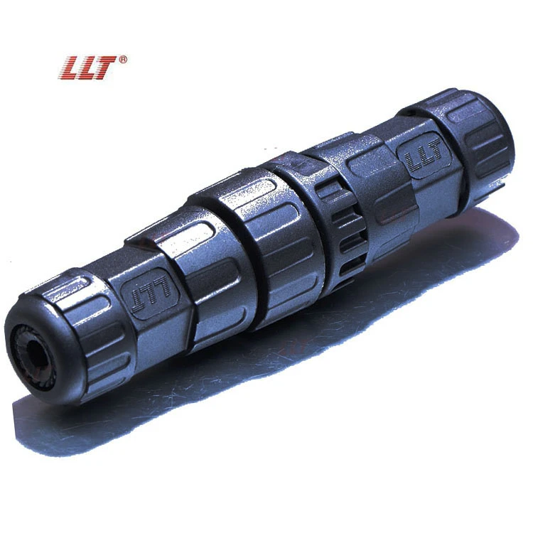 LLT PA66 2 Pin IP67 Waterproof Industrial Circular Connectors M25 600VAC detail 4