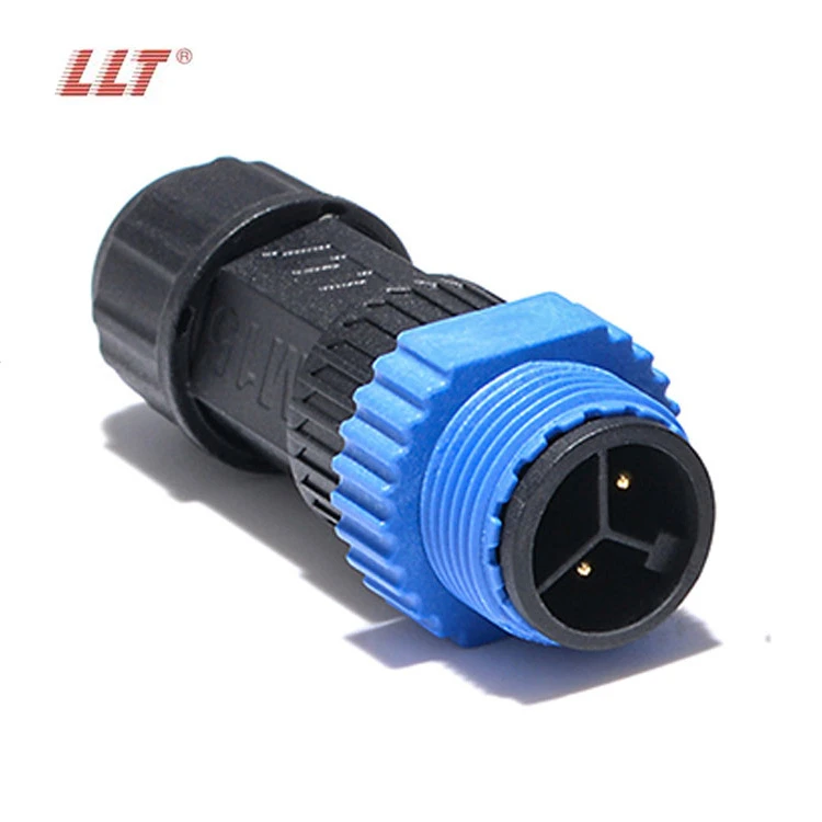 LLT M15 Field Assembly 3 Pin Electrical Power Connectors Water Resistant Cable Connector For Street Lightings detail 2