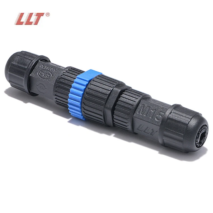 LLT M15 Male Connector 2Pin IP68 Connector Female Plug Connector for Outdoor Lighting detail 4