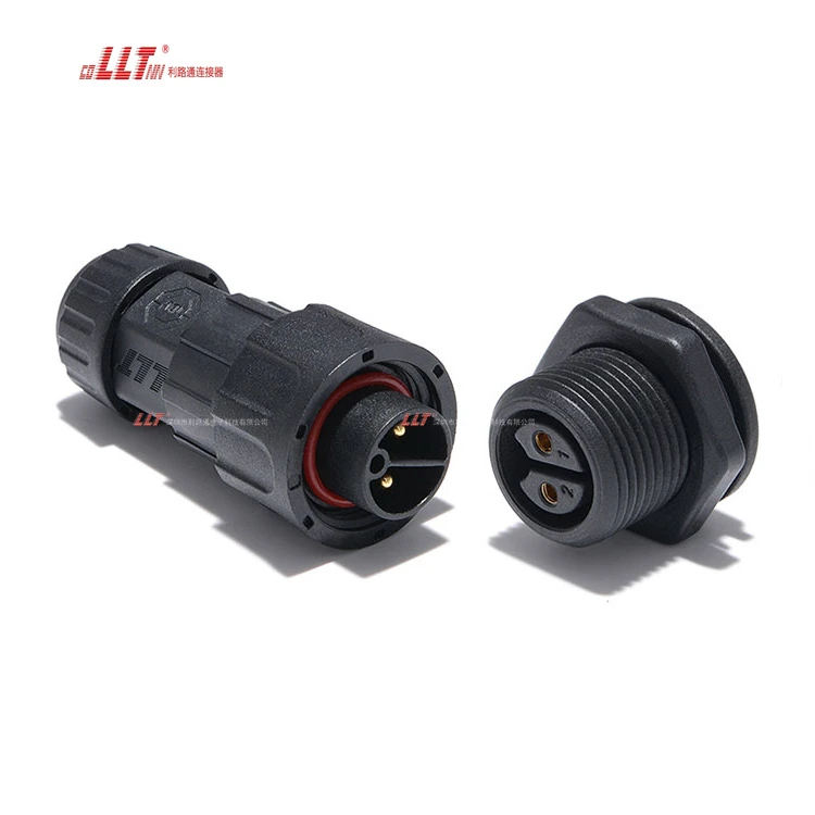 M19-2pin 20A female PCB power panel connector thumbnail