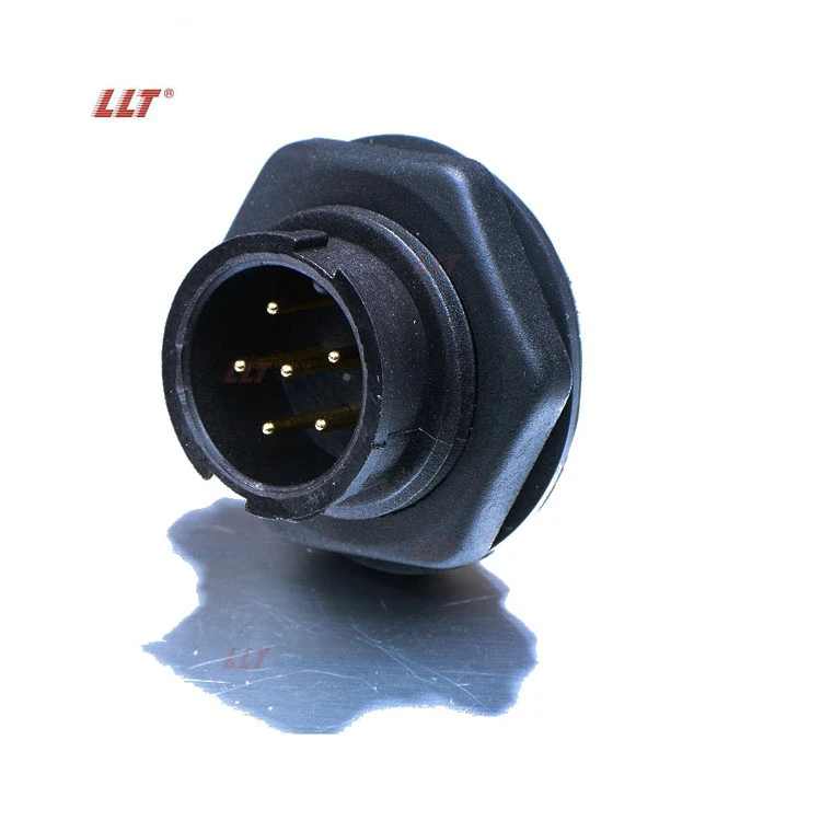 M19 6-Pin Bayonet Front Panel Waterproof Circular Connector for Encoder Feedback, 24V Signal Modules &amp; RS-485/CAN Peripheral Interfaces detail 3