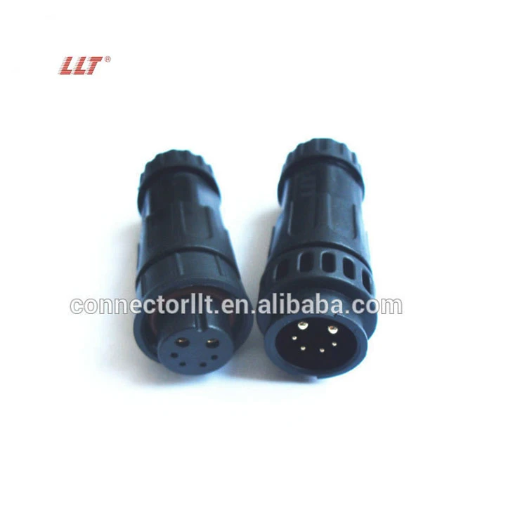 M19 6-Pin Bayonet Front Panel Waterproof Circular Connector for Encoder Feedback, 24V Signal Modules &amp; RS-485/CAN Peripheral Interfaces detail 6