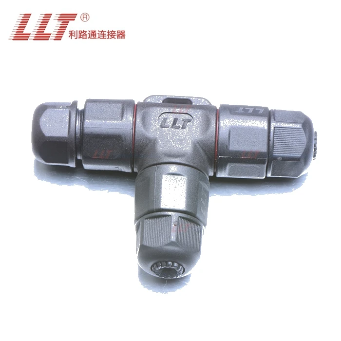 LLT L20 T 3way 2pin Distributor Circular Waterproof Screw Wire Connector detail 6