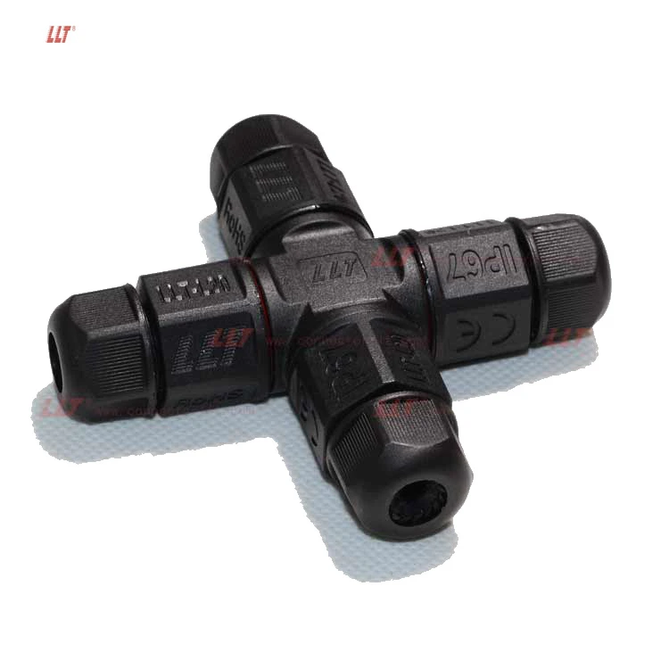 LLT 4way 4pin L20 Electrical Screw Wire IP68 Waterproof Power Connector thumbnail