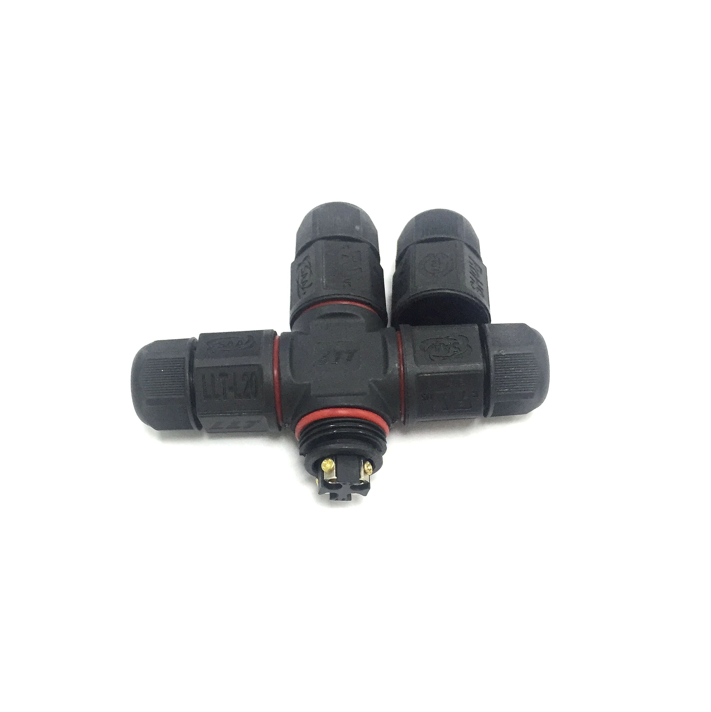 LLT 4way 4pin L20 Electrical Screw Wire IP68 Waterproof Power Connector detail 4