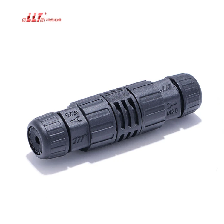 M19 RJ45 Inline Field Assembly IP68 RJ45 Waterproof Connector for Cat5e Cat6 Cable detail 3
