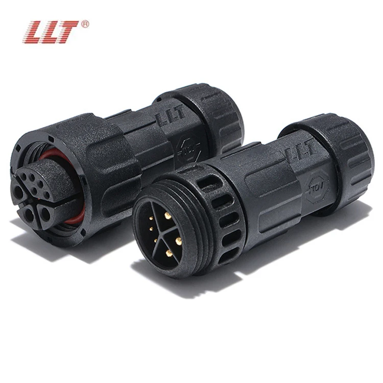 M19 3+5 Pin Threaded Field-Wireable Waterproof Connector | 20A Hybrid Circular Connector for BLDC Servo Motors, Robot Joints & 48V Drive Modules thumbnail