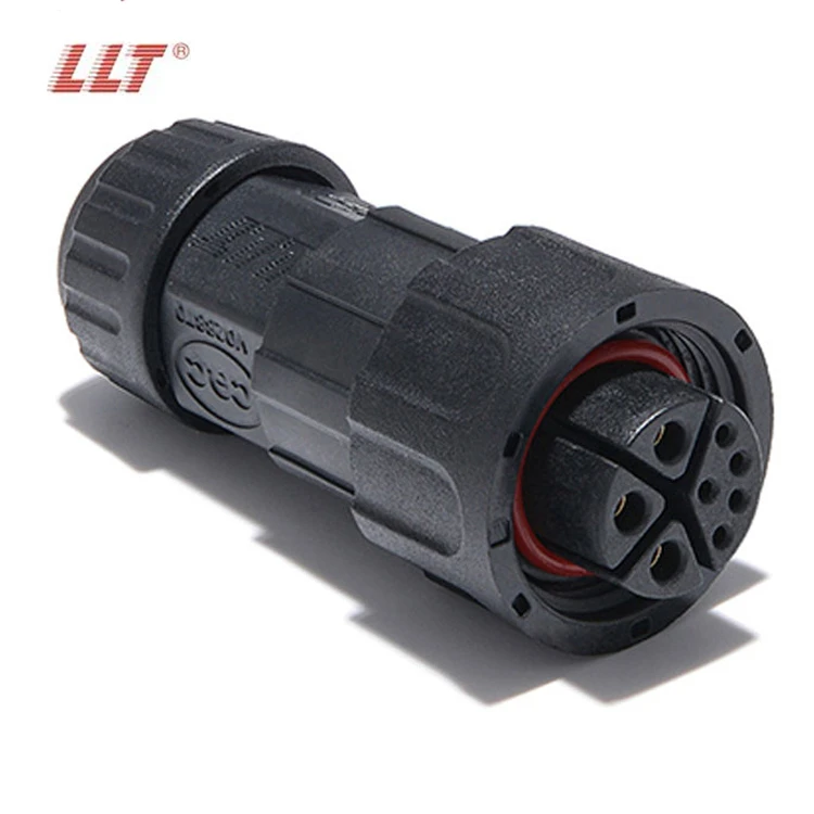 M19 3+5 Pin Threaded Field-Wireable Waterproof Connector | 20A Hybrid Circular Connector for BLDC Servo Motors, Robot Joints & 48V Drive Modules detail 3